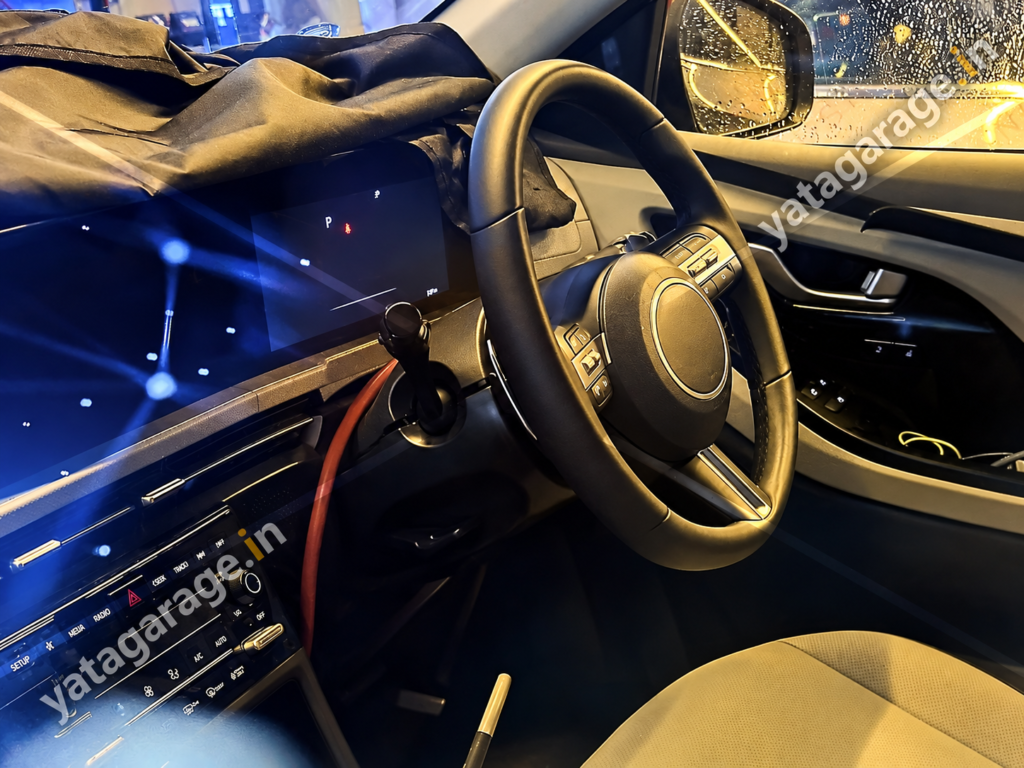 New Hyundai Small EV Interior Spied